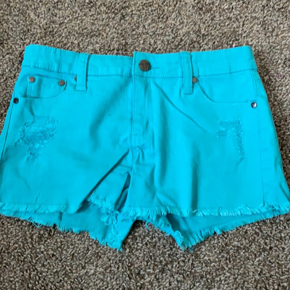Tractr Teal Shorts